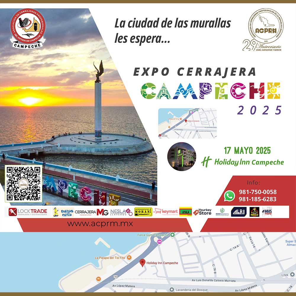 Expo cerrajera campeche 2025